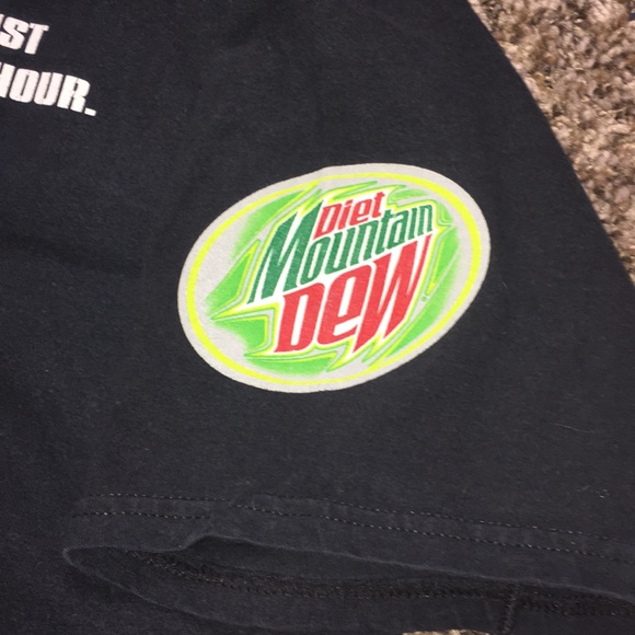 ($1) Hanes Diet Moutain Dew Unisex T-Shirt - Picture 5 of 6
